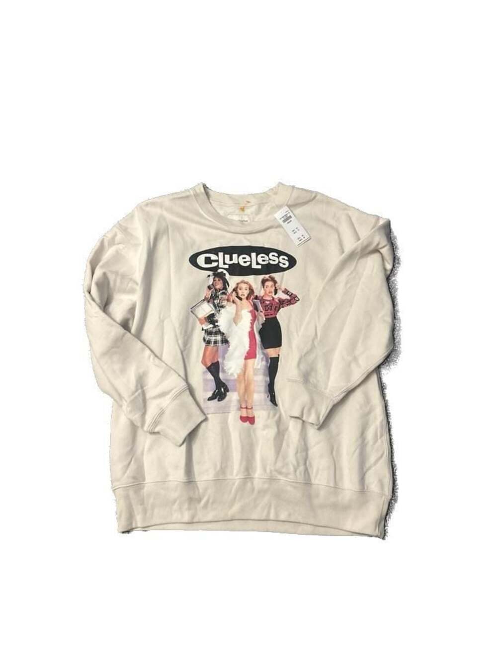 Abercrombie & Fitch Clueless Vintage Graphic Sunday Crew Sweatshirt